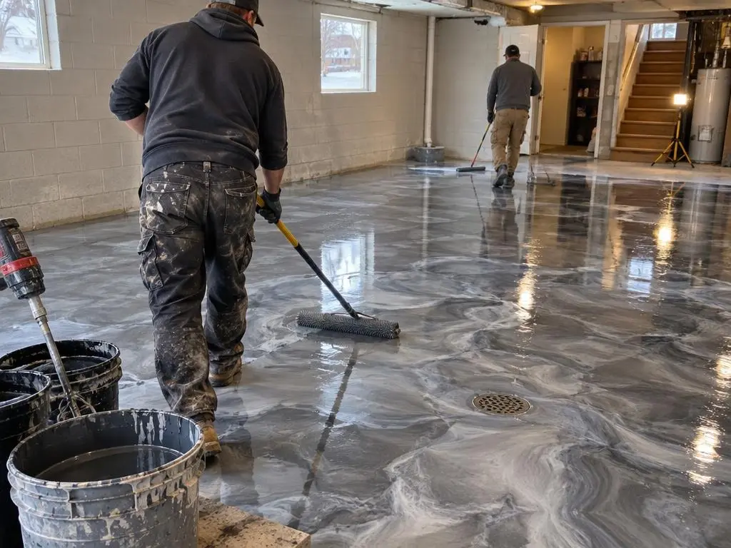 Metallic Epoxy Floors in Dearborn, MI